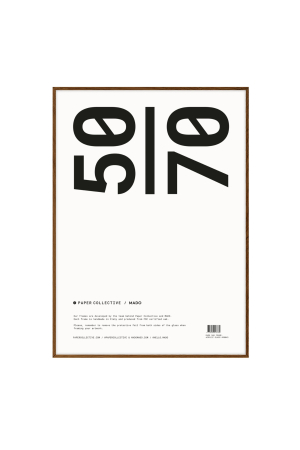 Paper Collective | Sötét tölgy képkeret 50x70 | Dark oak frame 50x70 | Home of Solinfo