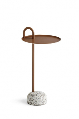 HAY Bowler lerakóasztal, barna | Bowler table, pale brown | Solinfo Shop