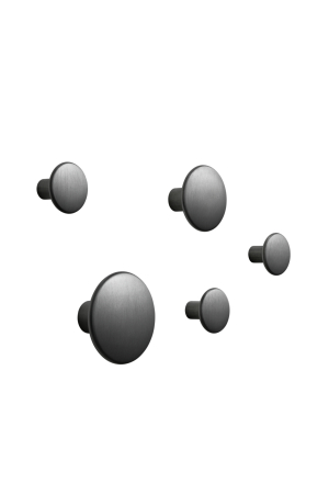 Dots Metal akasztó szett, fekete