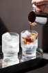 ferm LIVING | Ripple pohár szett (4 db) | Ripple Glasses (Set of 4) Clear | Home of Solinfo