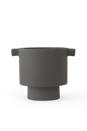 OYOY | Inka Kana kicsi antracit kaspó | Inka Kana Small Anthracite Pot | Home of Solinfo