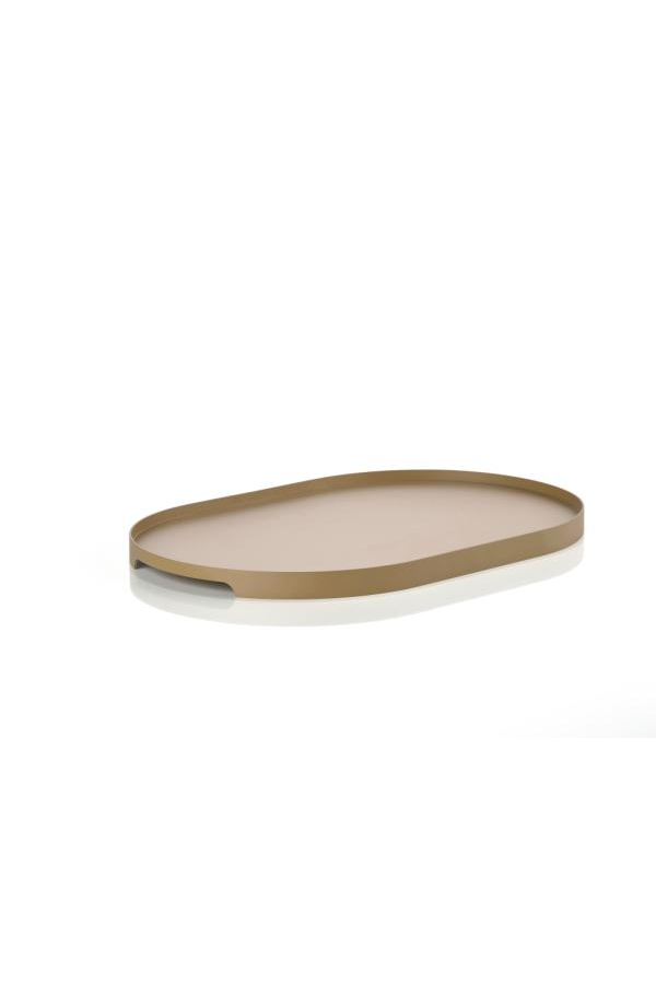 Zone Denmark |Singles khaki ovális tálca | Singles Tray Khaki | Home of Solinfo