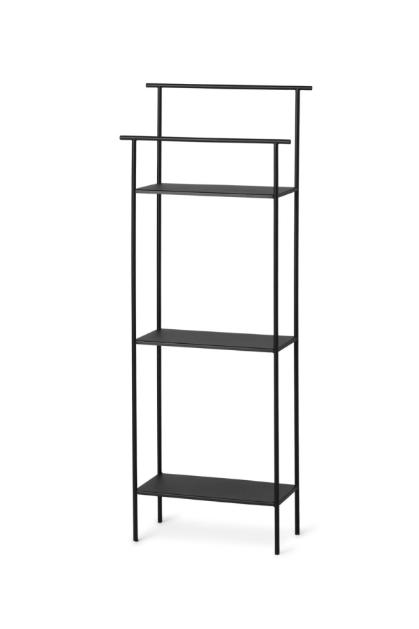 fermLiving| Dora fekete polc | Dora Shelving Unit Black | Home of Solinfo