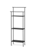 fermLiving| Dora fekete polc | Dora Shelving Unit Black | Home of Solinfo