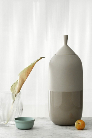 Normann Copenhagen Pepo tároló, szürke | Pepo jar, grey | Solinfo Shop