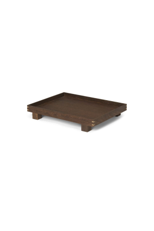 ferm LIVING | Bon kicsi füstölt tölgyfa tálca | Bon Smoked Oak Tray Small | Home of Solinfo