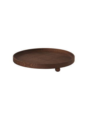  OYOY | Inka kerek füstölt tölgy tálca | Inka Rounded Smoked Oak Tray | Home of Solinfo