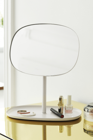 Normann Copenhagen Flip tükör bézs, Javier Moreno, Flip mirror beige | Solinfo Shop