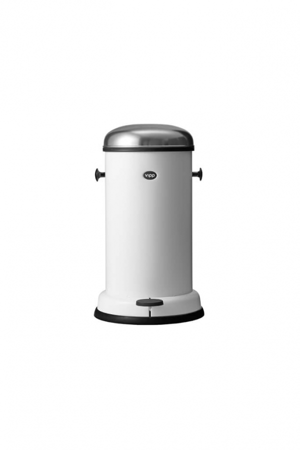 Vipp | VIPP15 fehér szemetes kuka 14 L | VIPP15 Pedal bin White 14 L | Home of Solinfo