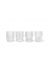 ferm LIVING | Ripple pohár szett (4 db) | Ripple Glasses (Set of 4) Clear | Home of Solinfo