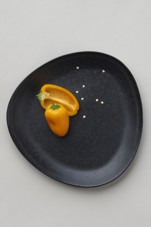 Ro Collection | No. 34 sötét szürke tányér szett | Plate no. 34 - Lava Stone | Home of Solinfo