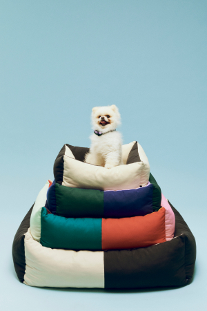 HAY | Hay XS fekete-fehér kutyaágy | HAY Dogs Bed-X-Small-Black, white | Home of Solinfo