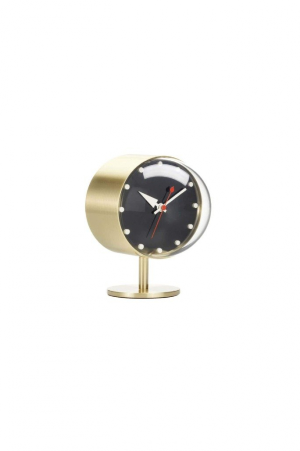 Vitra Night sárgaréz asztali óra | Night Clock brass | Solinfo Shop