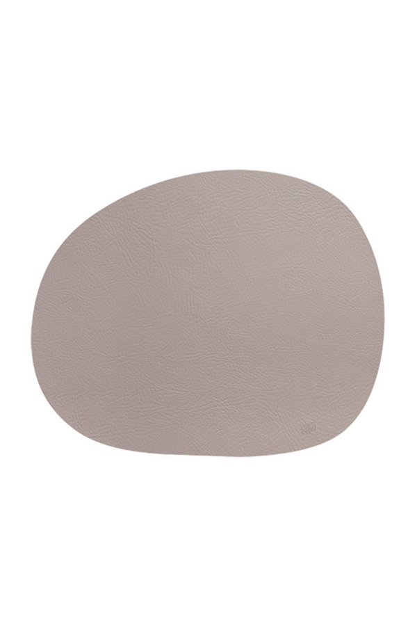 Aida | RAW Buffalo rózsaszín újrahasznósított alátét | RAW  Buffalo Dusty Rose Placemat  Recycled Leather  | Home of Solinfo