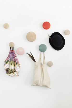Muuto | Dots tölgyfa akasztó szett | Wood dots set, oak | Home of Solinfo