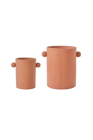 OYOY | Inka terrakotta kaspó szett | Inka Terracotta Planter Set | Home of Solinfo